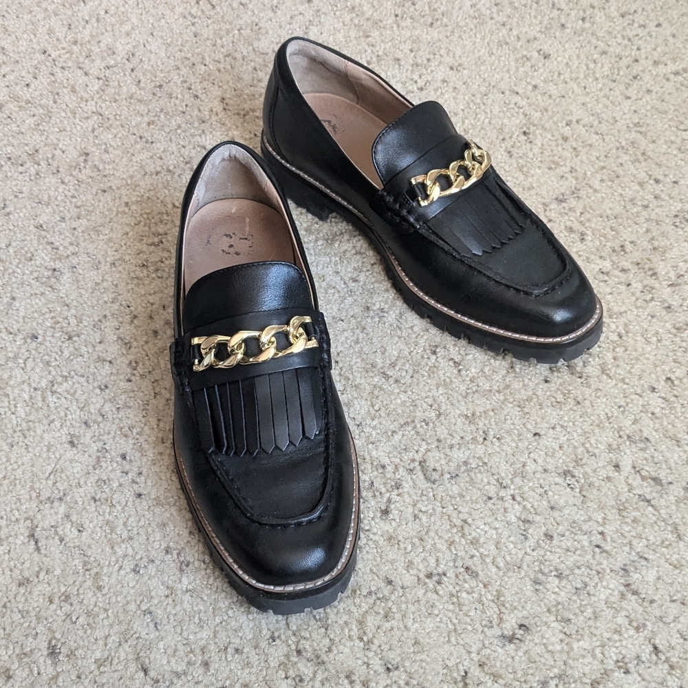 Bared Footwear Black Leather Loafers